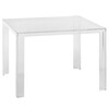 Kartell - Invisible Table Tisch - glasklar/transparent/LxBxH 100x100x72cm