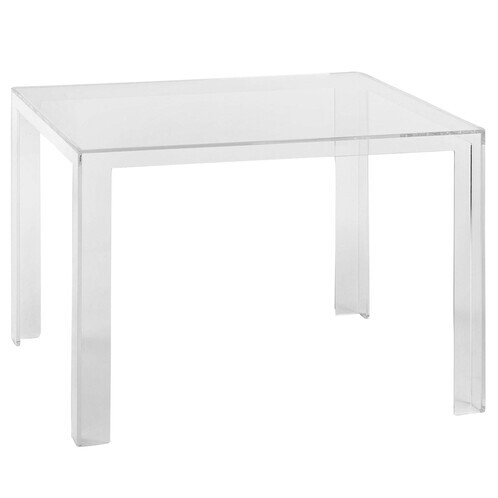Kartell - Invisible Table Tisch - glasklar/transparent/LxBxH 100x100x72cm
