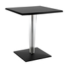 Kartell - Top Top Dr. Yes Table square - black/matt/square leg/60x60cm