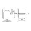 Magis - Me Too Eur Modul C - terracotta/polyethylene/H x B x T: 43.5/20 x 40 x 30cm