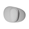 Softline - Sisters Pouf L - light grey/fabric Vision 445/WxHxD 166x74x120cm