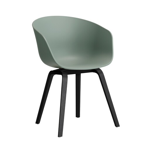 HAY About a Chair AAC 22 2.0 Armchair Black Lacquered Oak