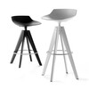 MDF Italia - Flow Barhocker Gestell Eiche 65cm