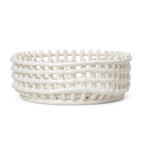 Ferm Living - Keramik Centerpiece Obst-/Brotkorb