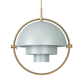 Gubi - Multi-Lite Suspension Lamp Ø36cm Frame Brass