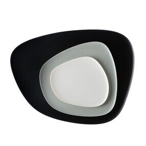 Kartell - Namasté - Set de 3 assiettes plates empilable