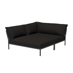 HOUE - Level 2 Cozy tuin sofa links onderstel donkergrijs