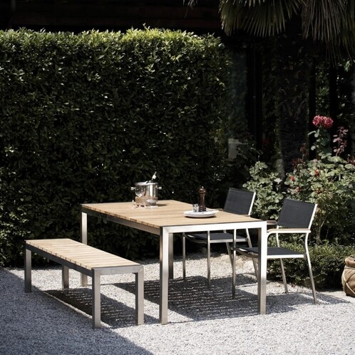 Jan Kurtz - Luxury - Table de jardin plateau en teck
