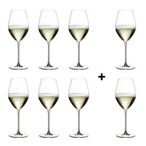 Riedel - Veritas Champagnerglas 6+2 gratis