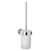 Decor Walther - Basic Wall - WC borstel - chroom/glas gesatineerd