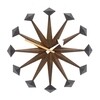 Vitra - Polygon Clock Nelson - Wandklok - walnoot/Ø43cm