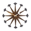 Vitra - Polygon Clock Nelson Wanduhr - nussbaum/Ø43cm