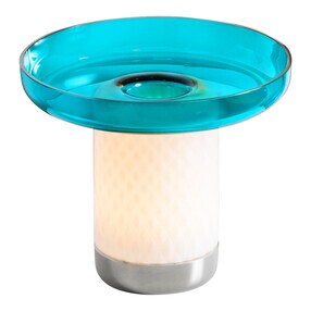 Artemide - Bontà LED Akku Tischleuchte mit Glasschale