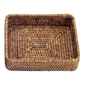 Decor Walther - Plateau en rotin Basket TAB 1