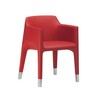 Plank - MON AMI Armchair - red/leather
