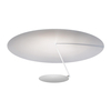 Catellani & Smith - Lederam C180 LED Deckenleuchte - weiß/Baldachin weiß H 3.5cm/2700K/2550lm/CRI80/mit Dimmer/Ø80cm/Stange weiß/ Scheibe weiß