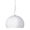 Kartell - Small FL/Y Suspension Lamp - white/opaque/Ø38cm
