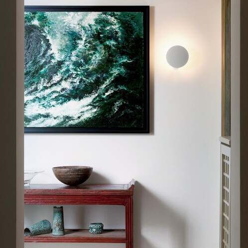 Catellani & Smith - Lederam W1 LED Wandleuchte Ø17cm