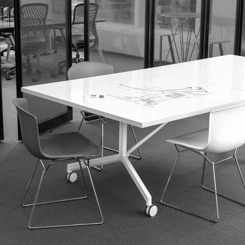 White discount bertoia chair