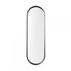 Menu - Norm - Miroir mural - noir/peint par poudrage/PxHxP 40x130x3,5cm
