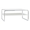 Thonet - Thonet B20/a1 - Table basse - blanc/laqué/châssis chrome/80x80x36cm