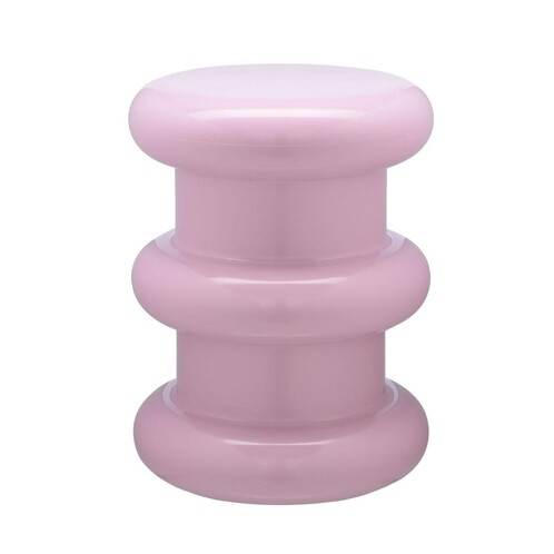 Kartell - Pilastro - Tabouret H:46cm - rose/H 46cm/ Ø 35cm