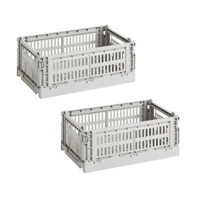 HAY - Colour Crate Korb recycelt S 2er Set