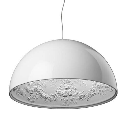 Flos - Skygarden 1 Pendelleuchte - weiß / Ø60cm/glänzend