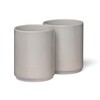 e15 - e15 AC19 Salina Big Mug Set Of 2  - grey/H:10cm x Ø 8.5cm/350ml