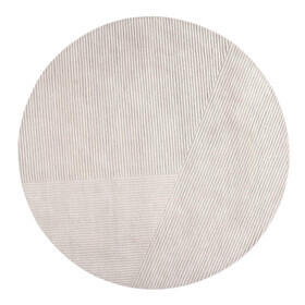 Northern - Row New Zealand Wool Rug Circular Ø200cm