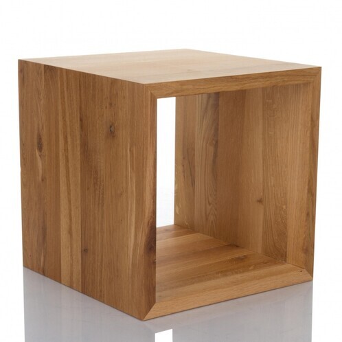 Jan Kurtz - Cubus - Table d'appoint / tabouret bois