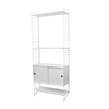String - String Aufbewahrungskombination 78x200x30cm  - weiß/lackiert/BxHxT 78x200x30cm
