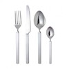 Alessi - Dry Cutlery Set 24-Piece Set - stainless steel/matt/6 knives/6 forks/6 soup spoons/6 coffee spoons