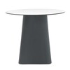 B-Line - Adam - Table Ø80cm - blanc/gris basalte/table top white laminate