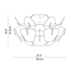 Luceplan - Hope Ceiling Lamp Ø69cm - line drawing