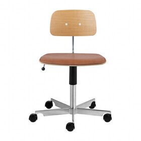 Montana - Kevi 2533 Bürostuhl mit Ledersitz