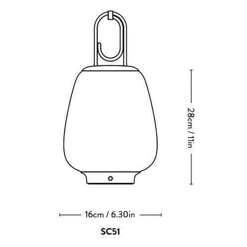 Lucca portable online lamp