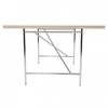 Richard Lampert - Eiermann 1 Table center - white/oak edge/frame chrome//incl. height adjuster 3.5cm/180x90cm