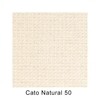 Knoll International - Womb Chair Relax - Fauteuil piètement noir - naturel/étoffe Cato Natural 50/piètement noir
