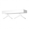 Schönbuch - Urban Wandgarderobe - schneeweiß/lackiert/1 Garderobenstange/3 Haken/ohne Kleiderbügel/80x10x26.5cm