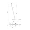 Nimbus - Roxxane Leggera lCL 101 LED - Leeslamp  - Strichzeichnung