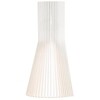 Secto Design - Secto 4230 - Applique Murale - blanc/laminé/incl. ampoule LED 2800K/1055lm/câble blanc