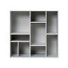 Montana - Compile Wandregal 69,6x69,6x30cm - nordic 06/lackiert