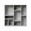Montana - Compile Wandregal 69,6x69,6x30cm - nordic 06/lackiert