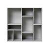 Montana - Compile Wandregal 69,6x69,6x30cm - nordic 06/lackiert