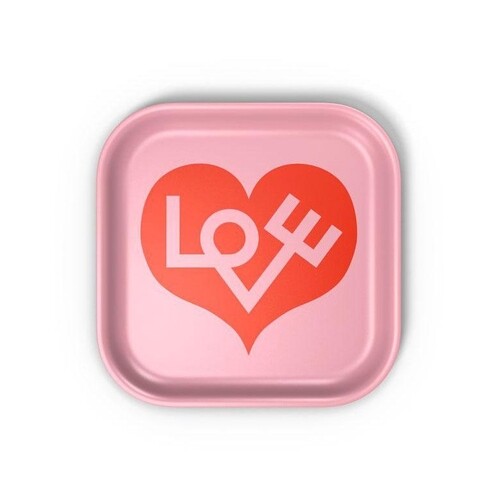 Vitra - Classic Tray Love Heart Tablett - rosa/LxBxH 28x28x2cm