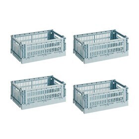 HAY - Colour Crate mand gerecycled S set van 4