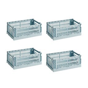 HAY - Colour Crate Korb recycelt S 4er Set