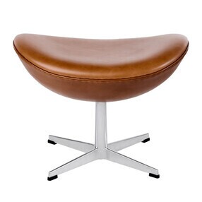Fritz Hansen - Egg/Das Ei™ Fußhocker Leder