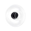 Eva Solo - Eva Solo Small Window Bird Feeder - transparent/black/H 5.3cm/Ø 14.3cm